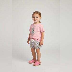 Polo Ralph Lauren Floral Big Pony Cotton Jersey Boxy T-shirt & Floral Shorts